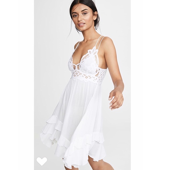 Free People Dresses & Skirts - NWT Free People white lace boho slip dress